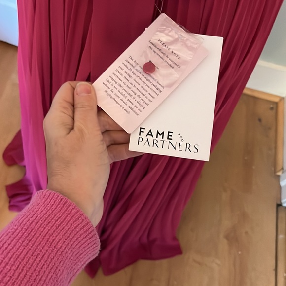 NWT BHDLN ANTHRO Pink Backless Party Dress - Picture 6 of 10